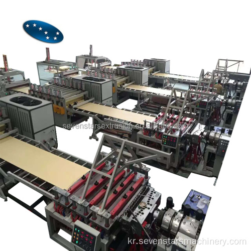 고용량 PVC 폼 보드 크러스트 제조 기계